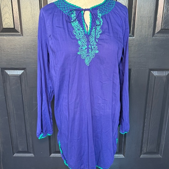 Athleta Tallulah Blue Tunic Coverup Size S - Picture 2 of 8